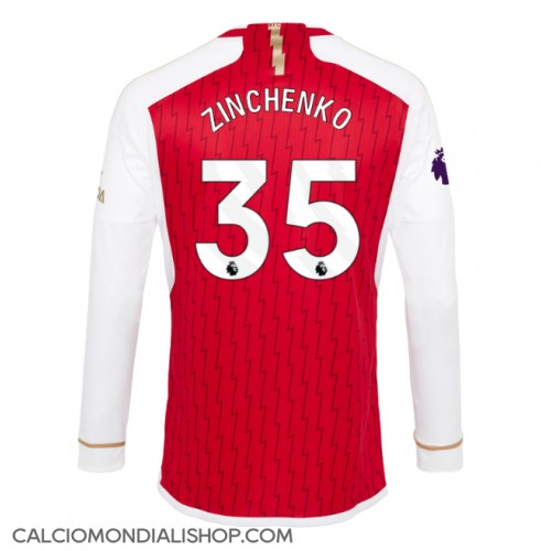 Maglie da calcio Arsenal Oleksandr Zinchenko #35 Prima Maglia 2023-24 Manica Lunga